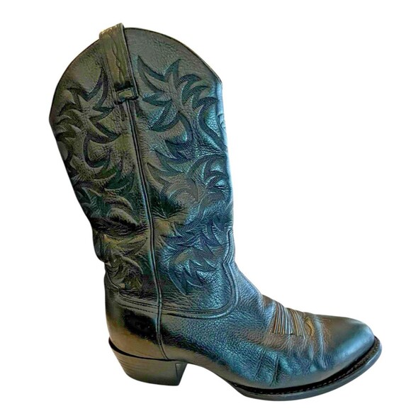 Ariat Western Boots Mens Sz 10EE Heritage Black Deertan R Toe Cowboy